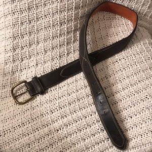 J.Crew Classic Infinity Stitch Leather Belt